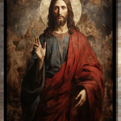 Jesus Christ Canvas Painting Profile Picture